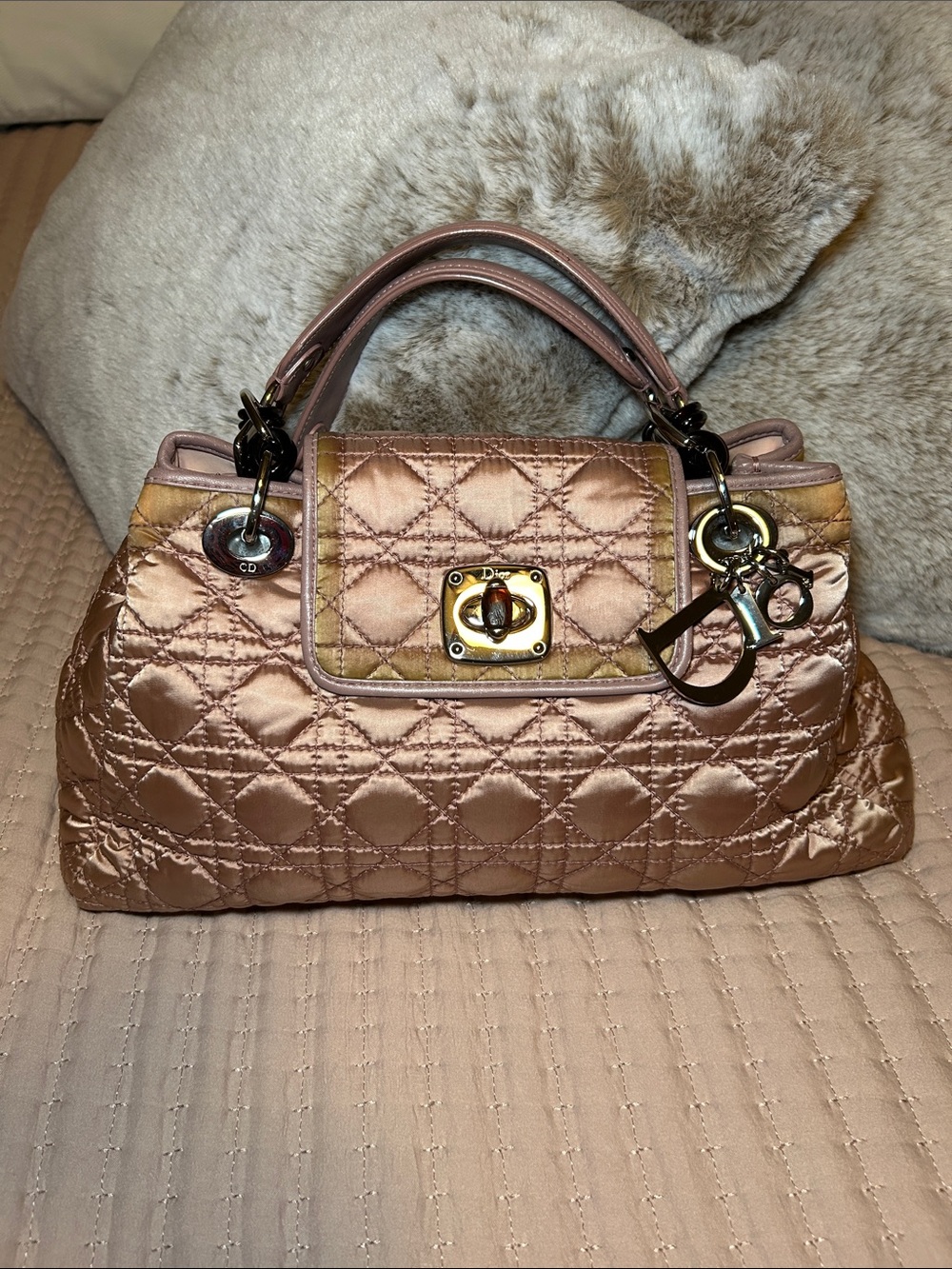 321. Christian Dior Cannage Bag-COA